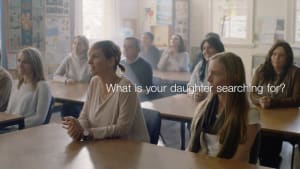 Dove asks parents: 'What is your daughter searching for?'